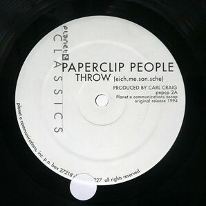 米 PAPERCLIP PEOPLE/THROW REMAKE (BASIC RESHAPE)/PLANET E PEPCP2 12の画像1