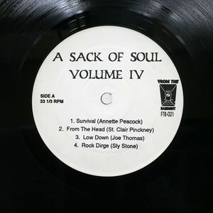 VA/SACK OF SOUL VOLUME VI/FROM THE BASEMENT RECORDS FTB-021 LP