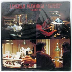 米 高音質 LINCOLN MAYORGA/& DISTINGUISHED COLLEAGUES - VOLUME III/SHEFFIELD LAB LAB1 LP