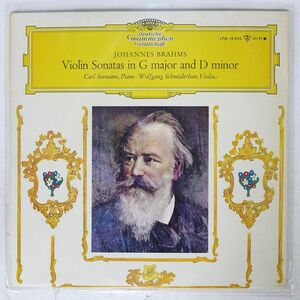 独 CARL SEEMANN/BRAHMS:VIOLIN SONATAS G MAJOR AND D MINOR/DG LPM18696 LP