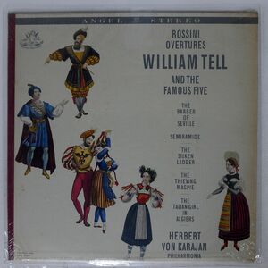 米 KARAJAN/ROSSINI OVERTURES (WILLIAM TELL AND THE FAMOUS FIVE)/ANGEL S35890 LP