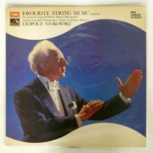 英 STOKOWSKI/FAVOURITE STRING MUSIC/HIS MASTER’S VOICE SXLP30174 LP