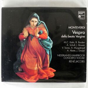 NEDERLANDS KAMERKOOR, CONCERTO VOCALE, RENE JACOBS/MONTEVERDI VESPRO DELLA BEATA VERGINE/HARMONIA MUNDI FRANCE HMC 90156 CD