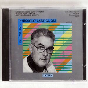 NICCOLO CASTIGLIONI/INVERNO IN-VER, QUODLIBET (2), DICKINSON-LIEDER, H/ソニー・ミュージックエンタテインメント CRMCD 1014 CD □