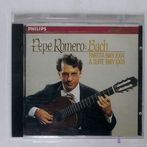 PEPE ROMERO/BACH: PARTITA BWV1004/POLYGRAM RECORDS 411 451-2 CD □