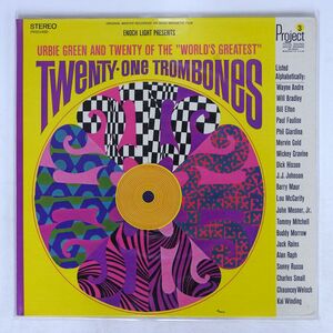 URBIE GREEN AND TWENTY OF THE "WORLD’S GREATEST"/TWENTY-ONE TROMBONES/PROJECT 3 TOTAL SOUND PR5014SD LP