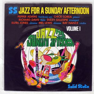 VA/JAZZ FOR A SUNDAY AFTERNOON VOLUME 1/SOLID STATE LAX3154 LP