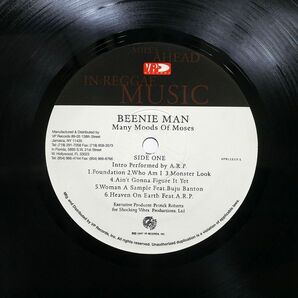 米 BEENIE MAN/MANY MOODS OF MOSES/VP VPRL1513 LPの画像2