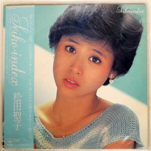 帯付き 松田聖子/INDEX/CBS/SONY 28AH1438 LP