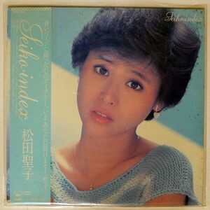 帯付き 松田聖子/INDEX/CBSSONY 28AH1438 LP