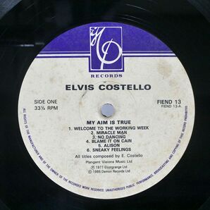 英 ELVIS COSTELLO/MY AIM IS TRUE/IMP FIEND13 LPの画像2