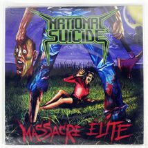 NATIONAL SUICIDE/MASSACRE ELITE/SCARLET SC 327-1 LP_画像1
