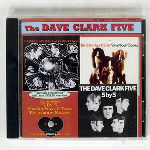 DAVE CLARK FIVE/5 BY 5 / YOU GOT WHAT IT TAKES / EVERYBODY KNOWS/BITS & PIECES RECORDS DCFCD 7400 CD □の画像1