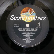 米 JOHN CAFFERTY AND THE BEAVER BROWN BAND/TOUGH ALL OVER/SCOTTI BROS. FZ39405 LP_画像2