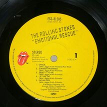 ローリング・ストーンズ/EMOTIONAL RESCUE/ROLLING STONES ESS81285 LP_画像2