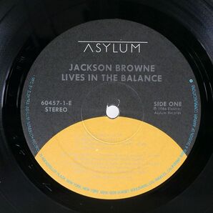 米 JACKSON BROWNE/LIVE IN THE BALANCE/ASYLUM 604571 LPの画像2
