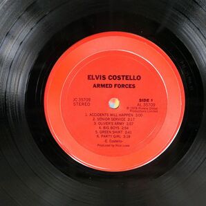 米 ELVIS COSTELLO/ARMED FORCES/COLUMBIA JC35709 LPの画像2