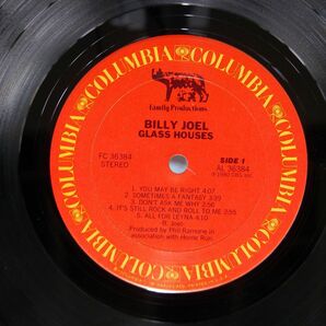 米 BILLY JOEL/GLASS HOUSES/COLUMBIA FC36384 LPの画像2