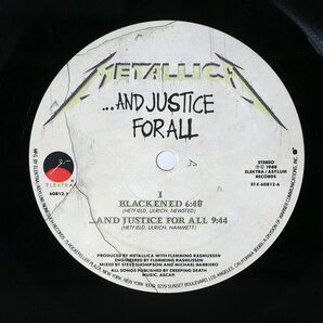 METALLICA/...AND JUSTICE FOR ALL/ELEKTRA 608121 LPの画像3