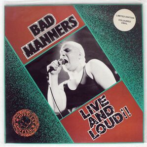BAD MANNERS/LIVE AND LOUD/LINK LINKLP07 LPの画像1