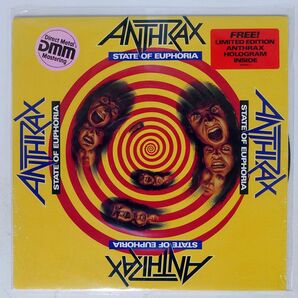 ANTHRAX/STATE OF EUPHORIA/ISLAND 910041 LPの画像1