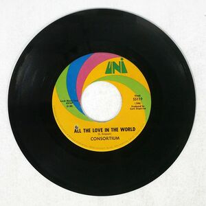 CONSORTIUM/ALL THE LOVE IN THE WORLD/UNI 55119 7 □