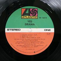 米 YES/DRAMA/ATLANTIC SD16019 LP_画像2