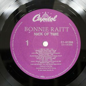 米 BONNIE RAITT/NICK OF TIME/CAPITOL C191268 LPの画像2