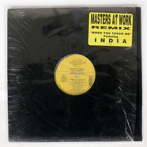 米 MASTERS AT WORK/WHEN YOU TOUCH ME (REMIX)/CUTTING CR292 12