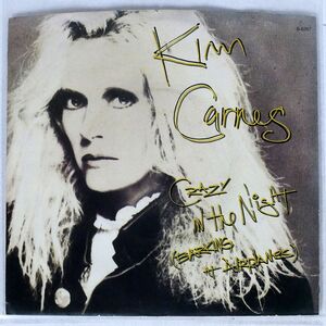 KIM CARNES/CRAZY IN THE NIGHT (BARKING AT AIRPLANES)/EMI AMERICA B8267 7 □