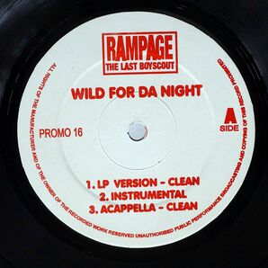 RAMPAGE/WILD FOR DA NIGHT/NOT ON LABEL PROMO16 12の画像1