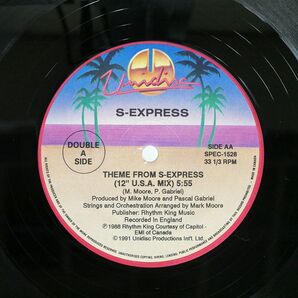 HAMILTON BOHANNON/LET’S START THE DANCE THEME FROM S-EXPRESS/UNIDISC SPEC1528 12の画像2