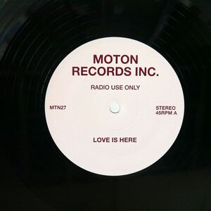 英 VA/LOVE IS HERE/MOTON RECORDS INC. MTN27 12