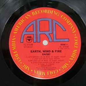 米 EARTH WIND & FIRE/RAISE/ARC TC37548 LPの画像2