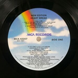 米 NEW EDITION/HEARTBREAK/MCA MCA42207 LPの画像2