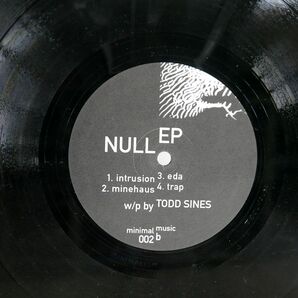 独 TODD SINES/NULL EP/BACKGROUND BG002 12の画像1