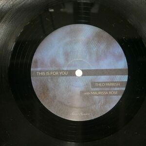 THEO PARRISH/THIS IS FOR YOU/SOUND SIGNATURE SS078 12