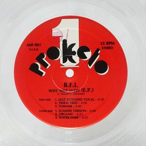 B.F.I./WHY NOT JAZZ? (E.P.)/AMERICAN AMR0061 12