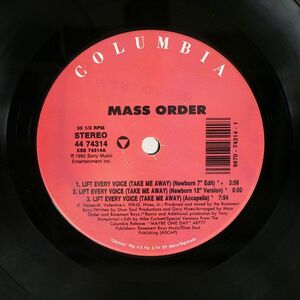 米 MASS ORDER/LIFT EVERY VOICE (TAKE ME AWAY)/COLUMBIA 4474314 12