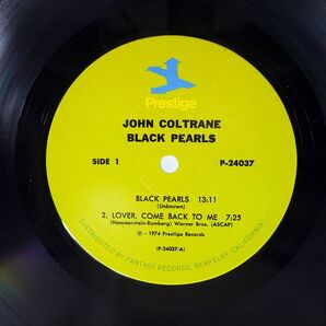 米 JOHN COLTRANE/BLACK PEARLS/PRESTIGE P24037 LPの画像2