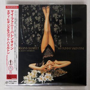 紙ジャケ エディ・ヒギンズ/マイ・ファニー・バレンタイン/VENUS RECORDS VHCD78046 CD □