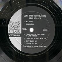 米 FRAN WARREN/COME RAIN OR COME SHINE/VENISE 7019 LP_画像2