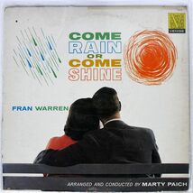 米 FRAN WARREN/COME RAIN OR COME SHINE/VENISE 7019 LP_画像1