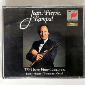 JEAN-PIERRE RAMPAL/GREAT FLUTE CONCERTOS/SONY CLASSICAL SM2K 48184 CD