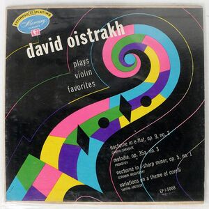 DAVID OISTRAKH/PLAYS VIOLIN FAVORITES/MERCURY ER 1 5008 7 □