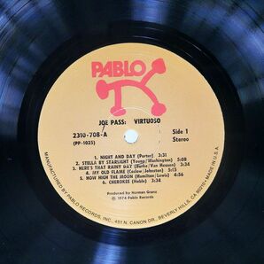 JOE PASS/VIRTUOSO/PABLO 2310708 LPの画像2