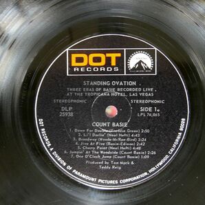 米 COUNT BASIE/STANDING OVATION/DOT DLP25938 LPの画像2