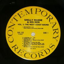 SHELLY MANNE/WEST COAST SOUND/CONTEMPORARY OJC-152 LP_画像2