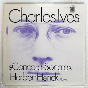 CHARLES IVES/CONCORD-SONATE/WERGO WER60080 LPの画像1