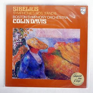 COLIN DAVIS/SIBELIUS:SYMPHONIES NOS. 3 AND 6/PHILIPS 9500142 LP